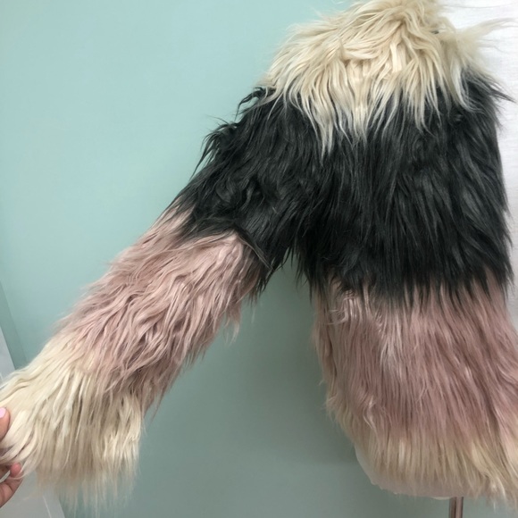 Pia Rossini | Callaghan Coat | Colour-block | Ivory, Grey, Blush | Various Sizes - Picture 2 of 4